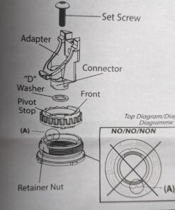 Moen 100429 Single Handle Faucet Adapter Kit Unfinished 22 71TwsL3SnL