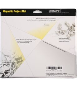 Magnetic Project Mat Showpin Magnetic Mat for Screws with Dry Erase Pen - Large Size Magnetic Pad Preventing Small Screws from Getting Lost and Unorganized - 9.8x11.8 inches 28 71Tx43J05bL