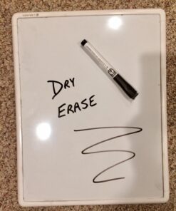 U Brands Contempo Magnetic Dry Erase Board, 11 x 14 Inches, White Frame 11" x 14" 49 71Txo7eODoL