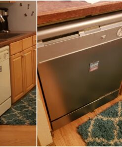 EZ FAUX DECOR Peel & Stick Faux Stainless Steel | Refrigerator Wrap | Cover for Dishwashers & Appliances | Self Adhesive Stainless Contact Vinyl Paper 36 in x 144 in (12ft) 50 71TzlRW3b5L