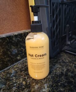 MAJESTIC PURE Hot Cream | Skin Tightening Sweat Cream, Cellulite Cream for Thighs and Butt | Moisturizing Cream for Women & Men | 9 Oz 28 71U176BneUL 3
