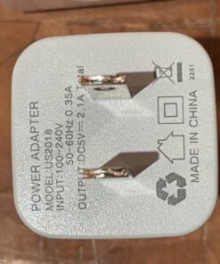 X-EDITION Wall Charger,4-Pack 2.1A Dual Port USB Power Adapter Plug Charging Block Cube for Phone 8/7/6 Plus/X, Pad, Samsung Galaxy S5 S6 S7 Edge,LG, Android (White) White 36 71U1NtAv31L