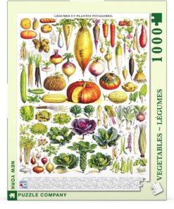 New York Puzzle Company - Vintage Images Vegetables ~ Légumes - 1000 Piece Jigsaw Puzzle 15 71U1ONcw3 S