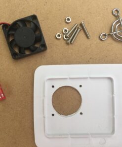 Raspberry Pi RASPBERRY-PI3-CASE Official Raspberry Pi 3 Case, Red/White Single 35 71U1ZIbpQLL