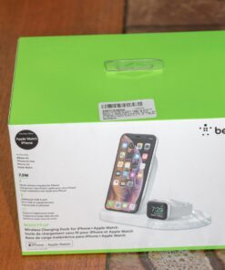 Belkin 3-In-1 Wireless Charging Station - Fast Wireless Charging For Apple Iphone 14, Iphone 13 & Iphone 12 Series & Apple Watch (All Series) - With Additional USB A Port For Multiple Devices (White) White Charging Dock 45 71U26FYWC6L
