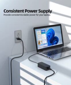 65W Laptop Charger Fit for Dell Latitude 3520 3420 3510 3410 3500 3400 3390 3490 3590 3310 3301 Laptop Power Supply Adapter Cord (UL Listed) 13 71U2PLgTqkL