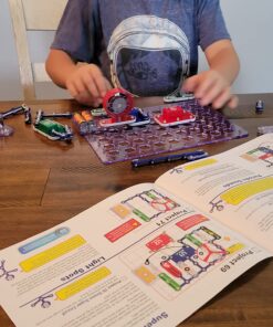 Snap Circuits Jr. SC-100 Electronics Exploration Kit, Over 100 Projects, Full Color Project Manual, 28 Parts, STEM Educational Toy for Kids 8 + Standard Packaging 52 71U2rBA3WrL