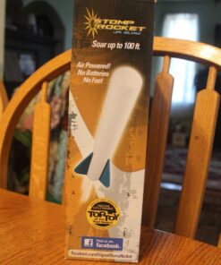 Stomp Rocket Jr Glow Rocket Launcher for Kids, 4 Rockets - Glow in The Dark Fun Backyard & Outdoor Kids Toys Gifts for Boys & Girls -Toy Soft Foam Blaster Set - Multi-Player Adjustable Launcher Stand Jr Glow 4 Rocket Pack 35 71U3Jd1ArzL