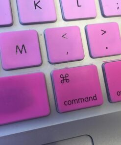 Allinside Pink Ombre Keyboard Cover Skin for MacBook Pro 13" 15" 17" (2015 or Older Version), MacBook Air 13" A1369/A1466, Older iMac Wireless Keyboard MC184LL/B 2010-2017 MacBook Air 13 & 2008-2015 Mac Pro 13/15 Ombre Pink 30 71U3kaZPDlL