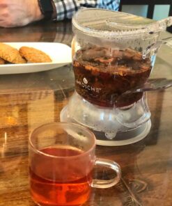 GROSCHE 17.7oz BPA-Free Tea Infuser Teapot with Drip-Free, Easy Clean Design 17.7 fl oz Clear 67 71U4BoMfdGL