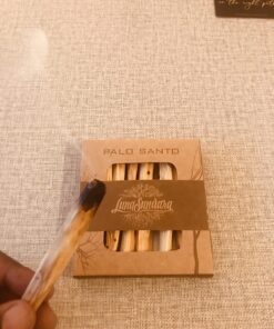 Luna Sundara Organic Wild Harvested Palo Santo Smudging Sticks from Ecuador Select High Resin Natural Incense Sticks Sustainable Packaging 8 Aromatic Sticks for Peace and Tranquility Bursera Graveolens Wood 43 71U4GTQ OuL
