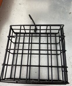 More Birds Suet Cage Bird Feeder, Fruit and Suet Feeder, Single Cake Capacity ,Black Black 34 71U4d MNYqL