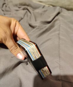 Radix One Slim Wallet - Minimalist Ultralight Polycarbonate Money Clip Black/Black 62 71U5KSZLcYL