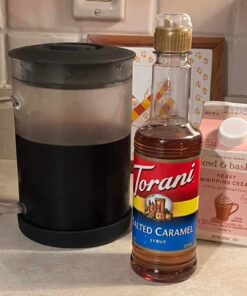 Primula Pace Cold Brew Iced Coffee Maker with Durable Glass Pitcher and Airtight Lid, Dishwasher Safe, Perfect 6 Cup Size, 1.6 Qt, Black 32 71U6Xcc5TWL