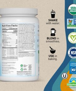 Garden of Life Vegan Protein Powder - Raw Organic Meal Replacement Shakes - Vanilla Chai - Pea Protein, Greens and Probiotics for Women and Men, Plant Based Dairy Free All in One Shake, 28 Servings 2 Pound (Pack of 1) 20 71U7 9KNtL