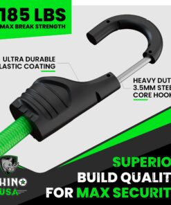 Alternative view of RHINO USA Bungee Cords with Hooks - Heavy Duty Outdoor 28pc Assortment with 4 Free Tarp Clips, Drawstring Organizer Bag, Canopy Ties & Ball Bungees Bungee Cord Set