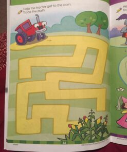 School Zone - Mazes Preschool Workbook - 32 Pages, Ages 3 to 5, Preschool to Kindergarten, Maze Puzzles, Colorful Pictures, and More (School Zone Activity Zone® Workbook Series) 15 71U8Ri55QWL