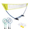 EastPoint Sports Easy Setup Badminton Set - Backyard Outdoor Game for Family Fun - Includes 2 Racket & 2 Shuttlecocks 41 71U96xg2SUL