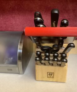 Alternative view of Rachael Ray Tools and Gadgets Stainless Steel Pastry Scraper / Bench Scrape / Kitchen Tool for Baking and Cooking / Dishwasher Safe, Red