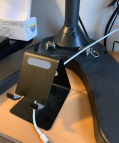 Lamicall Cell Phone Stand, Phone Dock: Cradle, Holder, Stand for Office Desk - Black 47 71U9t5xug7L