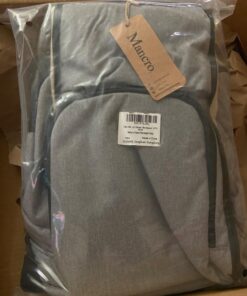 Mancro Diaper Bag Backpack, Large Multifunction Waterproof Travel Baby Changing Bag for Dad Mom with 4 Insulated Pockets and Stroller Straps, Maternity Baby Bag for Boys Girls, Grey Austere Grey 83 71UAN0OXDvL