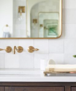 Disposable Guest Bathroom Hand Towels - Gold Floral Design - Linen-Feel Disposable Paper Towels, Cloth-Like Texture, Single-Use, Perfect Size: 12x17” Unfolded & 8.5x4” Folded - Box of 100 by SimuLinen 12" x 17" 25 71UB2OkYMqL