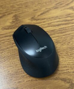 Logitech M330 SILENT PLUS Wireless Mouse, 2.4GHz with USB Nano Receiver, 1000 DPI Optical Tracking, 2-year Battery Life, Compatible with PC, Mac, Laptop, Chromebook - Black 42 71UBGRw99lL