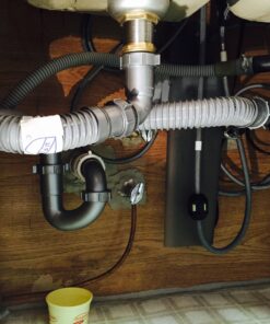 Snappy Trap 1 1/2" All-In-One-Drain Kit for Double Bowl Kitchen Sinks Original version 42 71UBZmDoIL