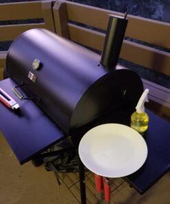 Royal Gourmet CC1830S 30" BBQ Charcoal Grill and Offset Smoker | 811 Square Inch cooking surface, Outdoor for Camping | Black Grill & Smoker 73 71UCVGvNF9L 1