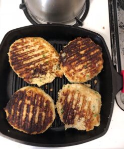 Lodge L8SGP3 Cast Iron Square Grill Pan, Pre-Seasoned, 10.5-inch 10.5 Inch 58 71UD7YOKMJL