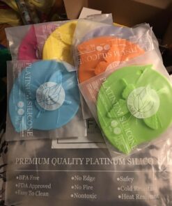 Silicone Cup Lids - Creative Butterfly Mug Cover From ME.FAN - Anti-dust Airtight Seal Silicone Drink Cup Lids - Hot Cup Lids 6 Set In Bright Colors 6 Set-Butterfly 53 71UDxBpp9YL