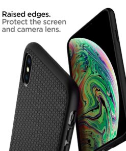 Spigen Liquid Air Armor Designed for iPhone Xs Case (2018) / Designed for iPhone X Case (2017) - Matte Black 34 71UEXjyvA2L