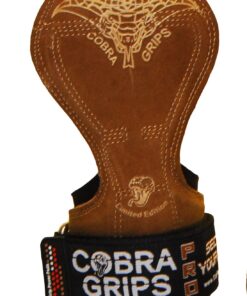 Cobra Grips PRO Weight Lifting Gloves Heavy Duty Straps Alternative Power Lifting Hooks for Deadlifts Adjustable Neoprene Padded Wrist Support Bodybuilding PRO Brown Leather One Size 17 71UEmCsXrkL