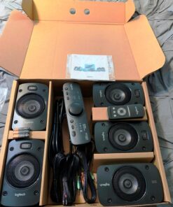 Logitech Z906 5.1 Surround Sound Speaker System - THX, Dolby Digital and DTS Digital Certified - Black 85 71UEnna7aFL