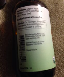 NOW Solutions, Organic Argan Oil, Certified Organic and 100% Pure, "Gold of Morocco" Multi-Purpose Oil, 2-Ounce 2 Fl Oz (Pack of 1) 28 71UF5wU7zlL