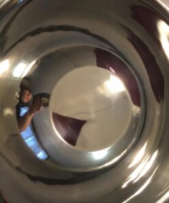 FineDine Stainless Steel Mixing Bowls (Set of 6) - Easy To Clean, Nesting Bowls for Space Saving Storage, Great for Cooking, Baking, Prepping 6 Pack 45 71UFjDqa1NL