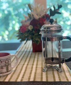 GROSCHE Borosilicate 3.3 Glass Universal Replacement Beaker for French Press Coffee and Tea Makers - Enhanced Coffee and Tea Brewing Experience (34.oz - Medium) 1000 ml / 34 oz / Medium 45 71UG5mSpkiL