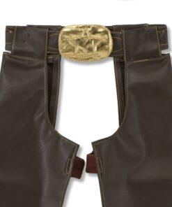 Melissa & Doug Cowboy Role Play Costume Set (5 pcs) - Includes Faux Leather Chaps 26 71UHYVQVRKL