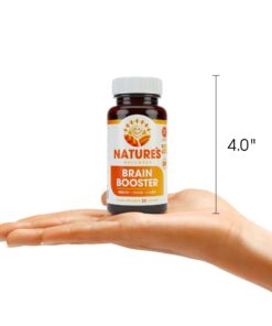Natures Wellness Brain Booster | Natural Cognitive Enhancer for Increased Focus, Memory and Mental Clarity | Nootropics Brain Supplement | DMAE, Rhodiola Rosea Extract, Bacopa Monnieri, Ginkgo Biloba 18 71UIEMhsmQL