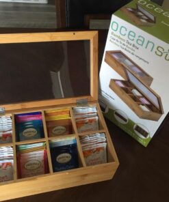 Oceanstar - TB1323 Oceanstar Bamboo Tea Box, 12 Inch, Natural 33 71UIivdpL