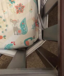 BreathableBaby Breathable Mesh Liner for Full-Size Cribs, Classic 3mm Mesh, Gray Clover (Size 4FS Covers 3 or 4 Sides) 18 71UIv6251lL