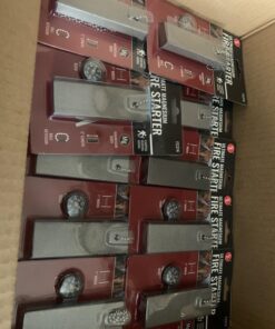 SE Waterproof Magnesium Firestarter Kit - Compact 2-in-1 Fire Starter with Flint, Serrated Striker, and Detachable Chain for Camping, Hiking, Survival, and Emergency Preparedness FS374 3" x 1" 33 71UK3ECfS6L