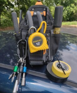 Klein Tools VDV226-110 Ratcheting Modular Data Cable Crimper / Wire Stripper / Wire Cutter for RJ11/RJ12 Standard, RJ45 Pass-Thru Connectors 49 71UKtrvA8L