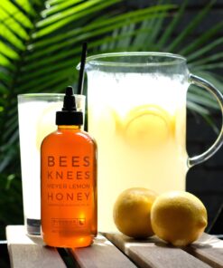 Bees Knees Meyer Lemon Honey, 12.5 oz, Pure Honey with Citrus, Gluten Free, Paleo Friendly Wildflower Natural Honey for Tea, Cooking, Food Gifts, Unique Gifts 14 71ULJRpd6qL