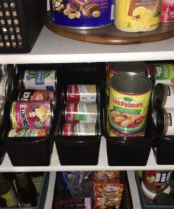 Storex Large Book Bin, Interlocking Plastic Organizer for Home, Office and Classroom, Black, 6-Pack (70109E06C) 35 71UMMtjMNXL