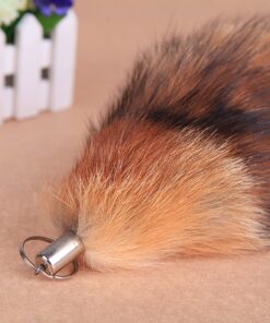 URSFUR Real Canadian Red Fox Tail Fur Keychain Alopex Lagopus Cosplay Toy Car Bag Charm Pendant Cosplay Toy Key Chain Ring Tassel Keyring 13 71UMNdjQZ L