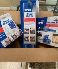 Kreg Drawer Slide Jig (Set of 2) and Concealed Hinge Jig | KHI-Slide & KHI-Hinge 23 71UMiNEIXuL