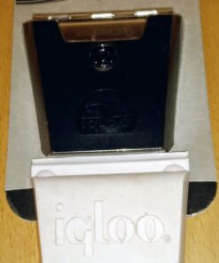 Igloo Hybrid Stainless and Plastic Latch (3.38 L x 0.57 W x 0.57 D Inches) - Black/Silver Black, Stainless Steel 58 71UOrB VatL