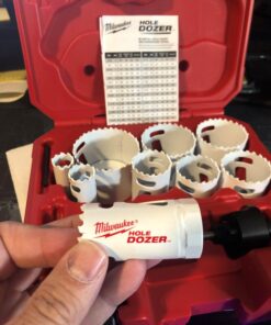 Milwaukee 49-22-4025 13-Piece General Purpose Hole Dozer Hole Saw Kit 19 71UOwj4FF2L
