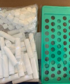 Milliard Lip Balm Crafting Kit – Includes Lip Balm Pouring Tray & 50 White 0.15oz (4.25g) Balm Tubes 216 Piece Set 44 71UP6QaE2RL